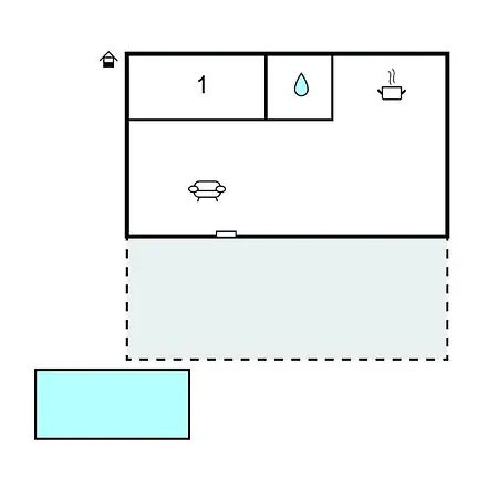 아파트 Cozy In With Outdoor Swimming Pool *
